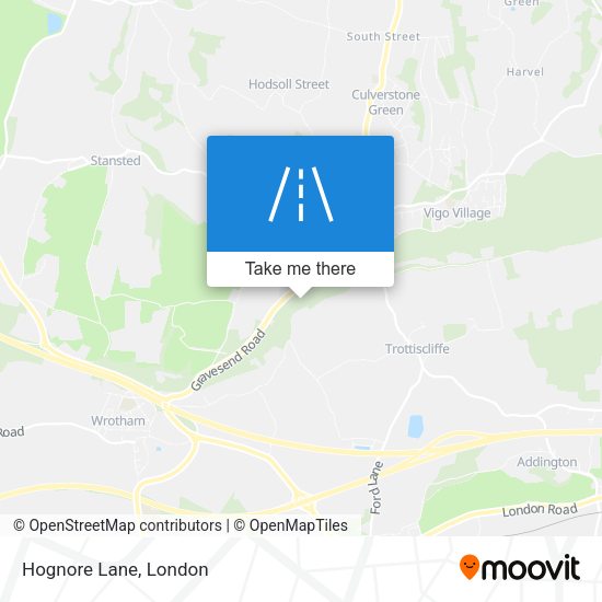 Hognore Lane map