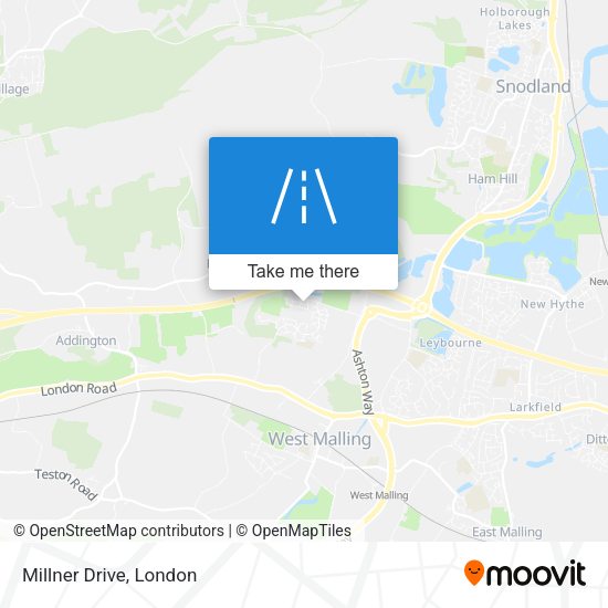 Millner Drive map