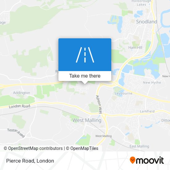 Pierce Road map