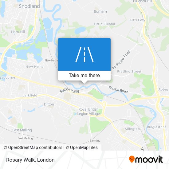 Rosary Walk map