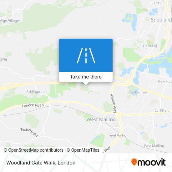 Woodland Gate Walk map