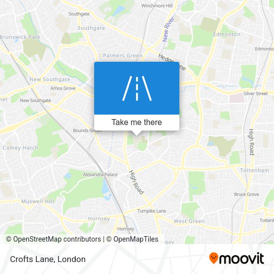 Crofts Lane map