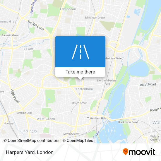 Harpers Yard map