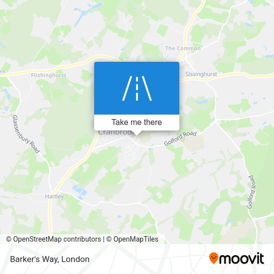 Barker's Way map