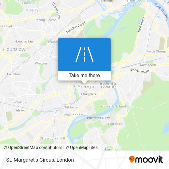 St. Margaret's Circus map