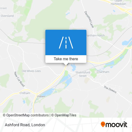 Ashford Road map