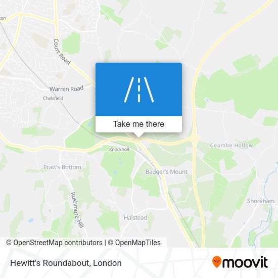 Hewitt's Roundabout map