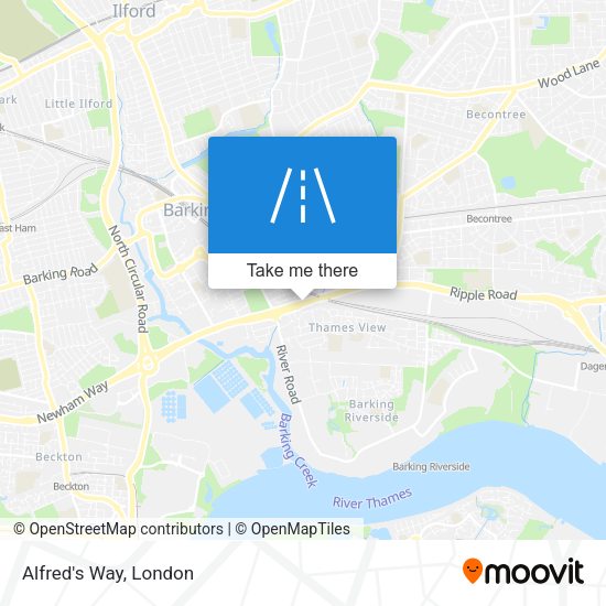 Alfred's Way map