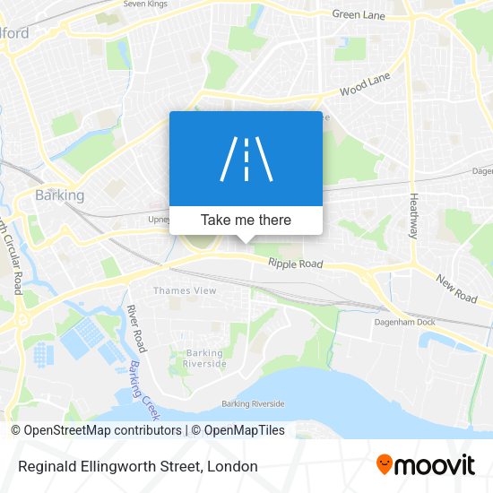 Reginald Ellingworth Street map