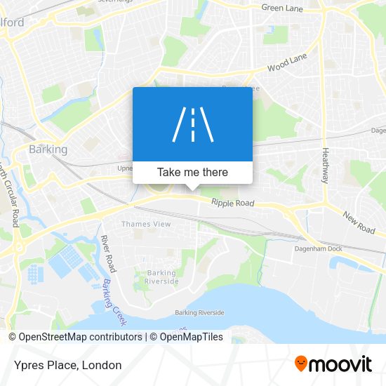 Ypres Place map