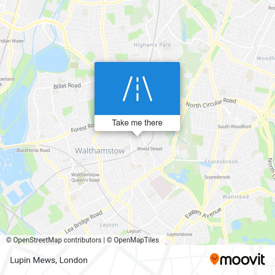 Lupin Mews map