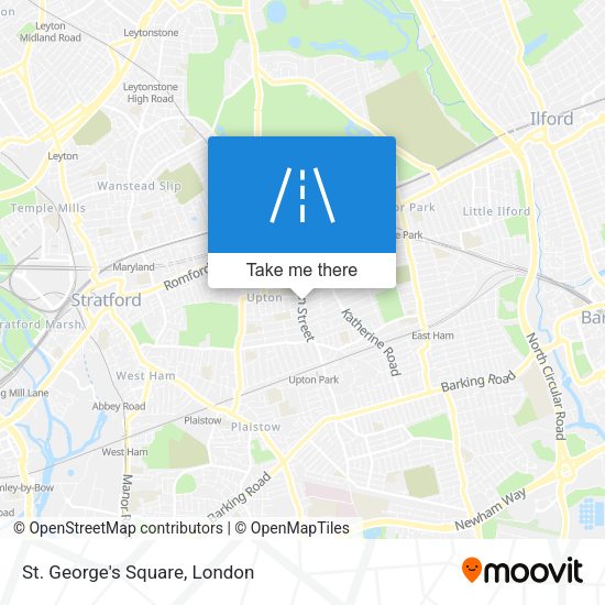 St. George's Square map