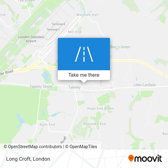Long Croft map