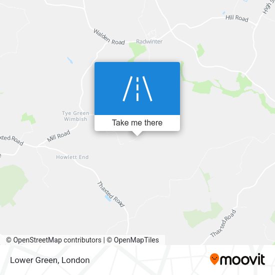 Lower Green map