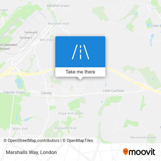 Marshalls Way map