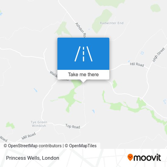 Princess Wells map