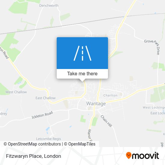 Fitzwaryn Place map