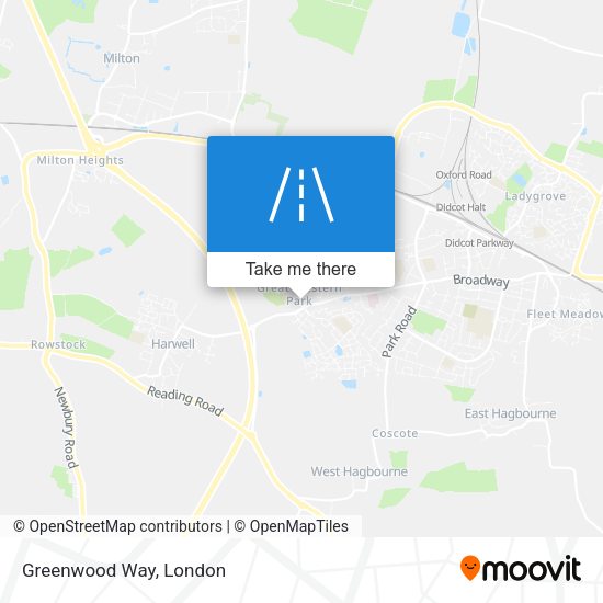 Greenwood Way map