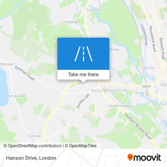Hanson Drive map