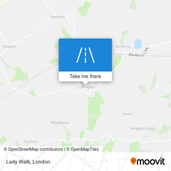 Lady Walk map