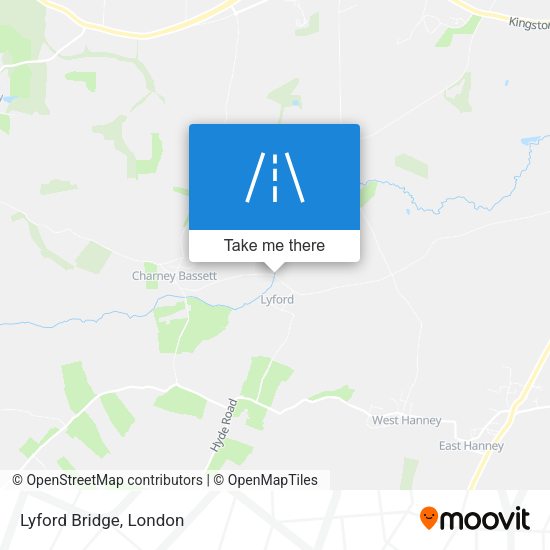 Lyford Bridge map