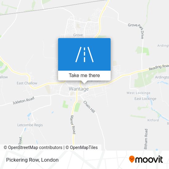 Pickering Row map
