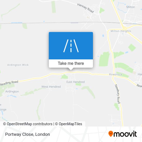 Portway Close map