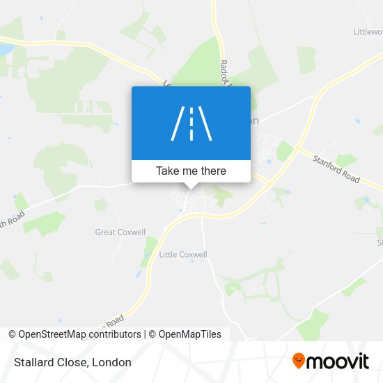 Stallard Close map
