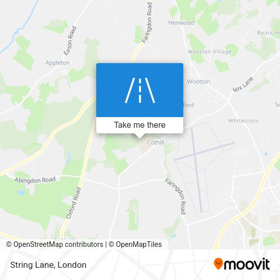 String Lane map
