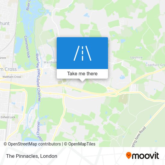 The Pinnacles map