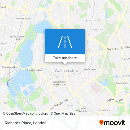 Richards Place map