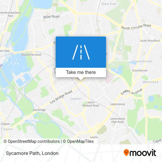 Sycamore Path map