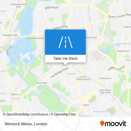 Wenlock Mews map