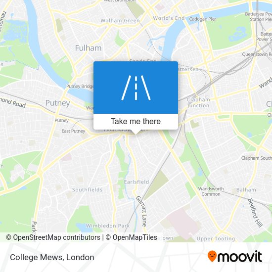 College Mews map