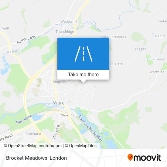 Brocket Meadows map