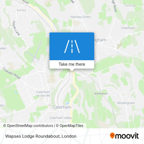 Wapses Lodge Roundabout map