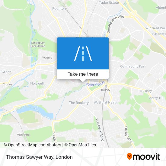 Thomas Sawyer Way map