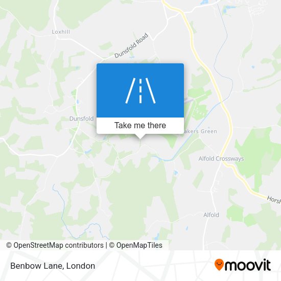 Benbow Lane map