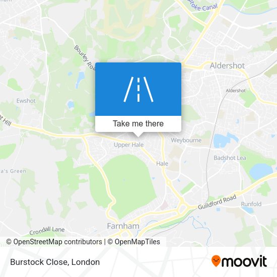 Burstock Close map