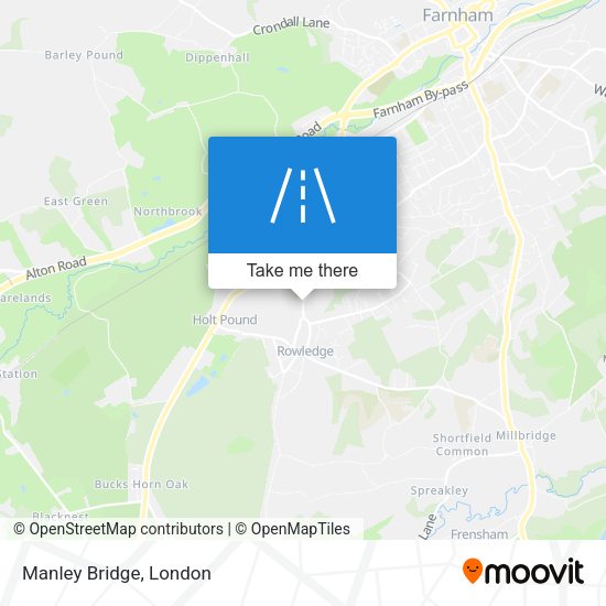Manley Bridge map