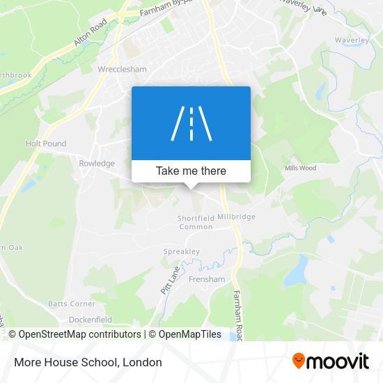 More House School map