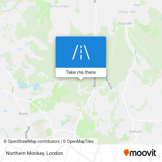 Northern Monkey map
