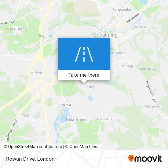 Rowan Drive map