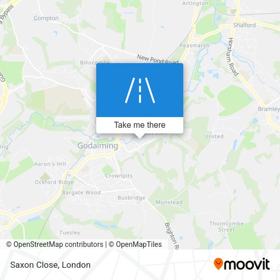 Saxon Close map