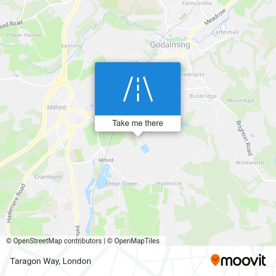 Taragon Way map