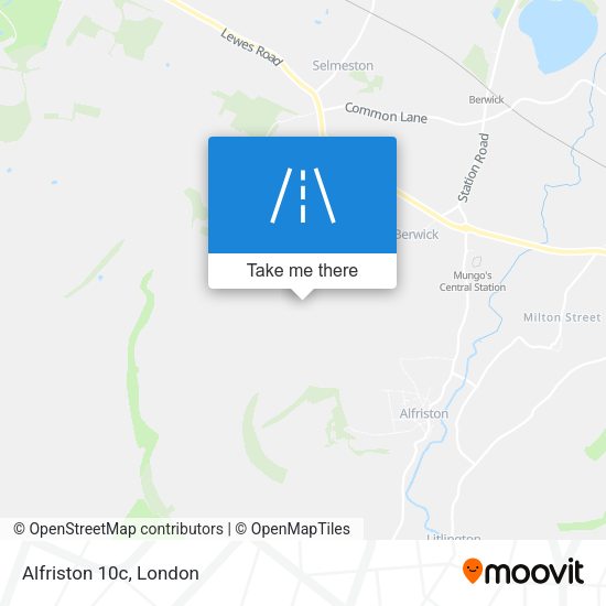 Alfriston 10c map