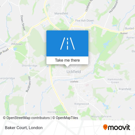 Baker Court map