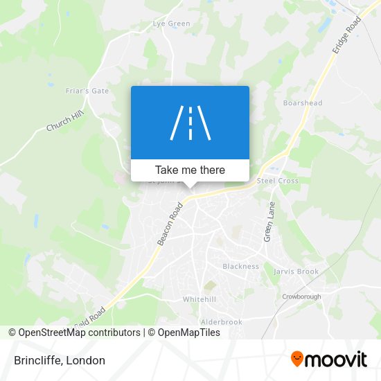 Brincliffe map