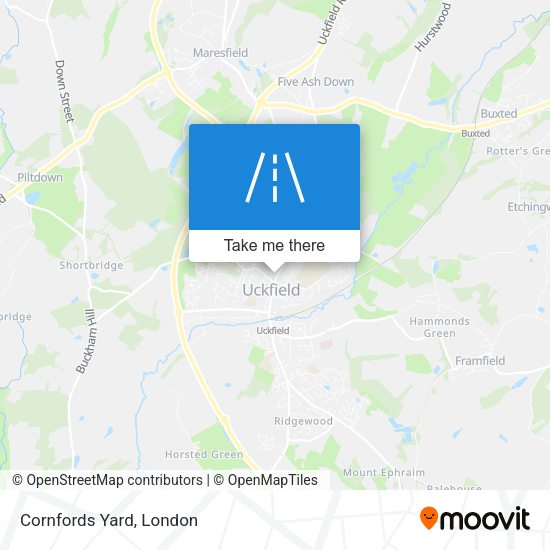 Cornfords Yard map
