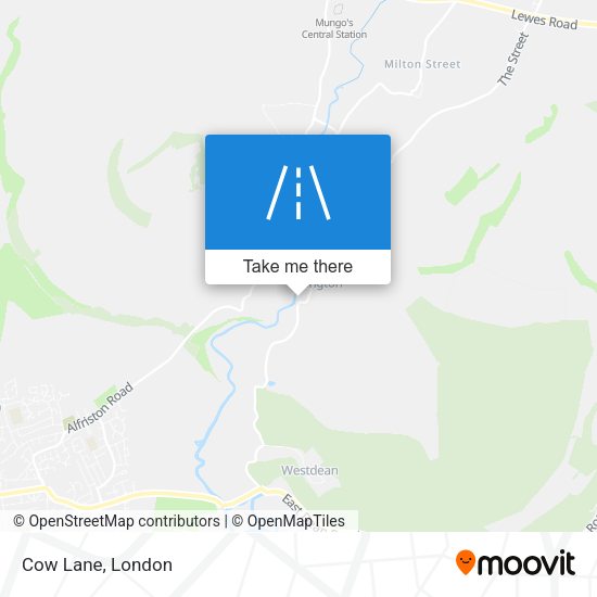 Cow Lane map